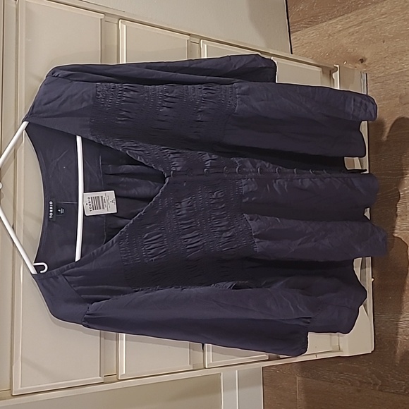 HOST PICK NWT Gray Torrid Babydoll Top - Picture 1 of 3